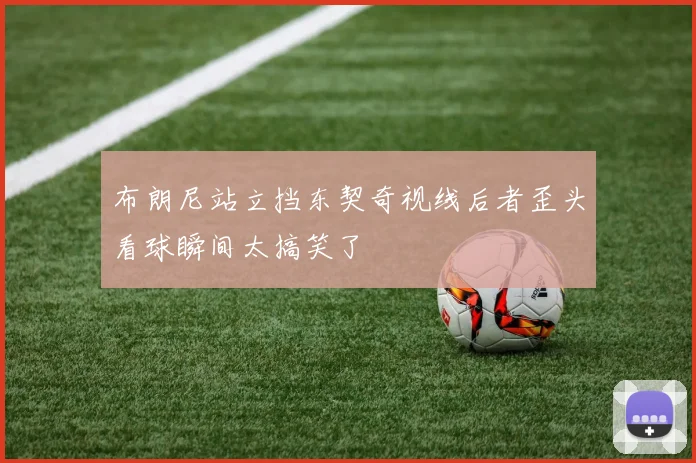 布朗尼站立挡东契奇视线后者歪头看球瞬间太搞笑了